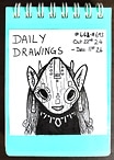 Daily Drawing Notepad Cover 14