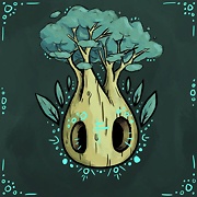 leaf mask drawing